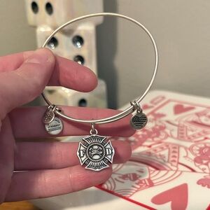 Alex and Ani Firefighter Charm Bracelet